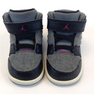 Nike Air Jordan 1 Flight 4 Prem GT Cool Grey/Vivid Pink-Black-White Sneakers